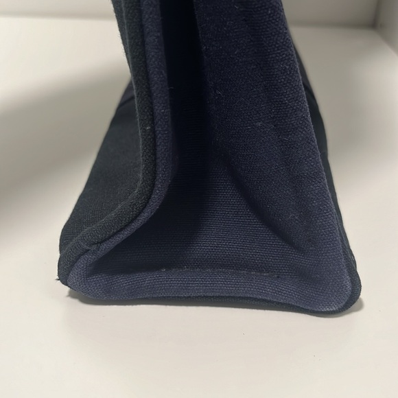 Hermes Authentic Fourre Tout Navy/Green Tote Bag,EUC. - Picture 7 of 13